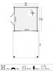 Plattegrond Tuinhuis Dellinger