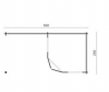 Tuindeco Rianne Blokhut 250x250 cm + luifel 250 cm 28 mm vuren red class wood geïmpregneerd