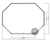 Lugarde Prima Nadine 44mm P890 - 525x385 cm