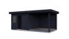 Lugarde Select Modern tuinhuis met overkapping Nunspeet 300x300cm + 300cm - Zwarte olie