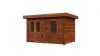 Lugarde Select Modern tuinhuis Breda 388x250cm - Bruine olie