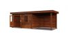 Lugarde Select Modern tuinhuis met overkapping Neerkant 388x250cm + 300cm - Bruine olie