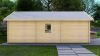 Dubbele garage 44 mm - 595x800 cm - onbehandeld