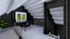 Chalet Frankrijk 1030x610 cm - grijs geïmpregneerd met wit gespoten ramen en deuren