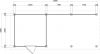 Lugarde Select Modern tuinhuis met overkapping Dordrecht 250x250cm + 400cm - Zwarte olie