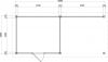 Lugarde Select Modern tuinhuis met overkapping Tilburg 300x250cm + 300cm - Zwarte olie