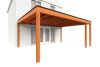 Trendhout Aanbouwveranda Modena 590x485 cm - model rechts