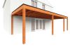 Trendhout Aanbouwveranda Modena 905x365 cm - model rechts