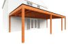 Trendhout Aanbouwveranda Modena 905x485 cm - model rechts
