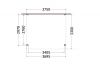 Plattegrond aanbouwveranda Ancona