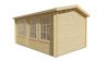 Tuindeco Aiste Blokhut 500x300 cm 40 mm vuren honing geïmpregneerd