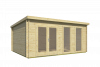 Tuindeco Annabel Blokhut 500x400 cm 40 mm vuren bruin geïmpregneerd