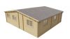 Tuindeco Azores Blokhut 941x848 cm 70 mm vuren grijs geïmpregneerd