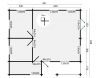 Tuindeco Azores Blokhut 941x848 cm 70 mm vuren honing geïmpregneerd