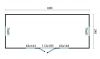 Tuindeco Circuswagen Barby | 19mm | vuren onbehandeld | 600 x 240 cm | excl. onderstel