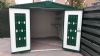 Biohort Europa 3 metalen tuinhuis 244x156x203 cm donkergroen
