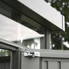 Biohort Highline H1 metalen tuinhuis 275x155x222 cm met enkele deur