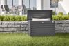 kussenbox 100 donkergrijs metallic