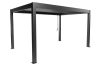 Biohort aluminium Pergola donkergrijs 550x350 cm donkergrijs lamellendak