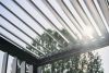 Biohort aluminium Pergola kwartsgrijs metallic 450x300 cm kwartsgrijs metallic lamellendak