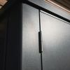 Biohort Romeo L terraskast donkergrijs metallic 132x87x140 cm