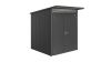 Biohort AvantGarde A1 metalen berging 180x180x218 cm donkergrijs met dubbele deur