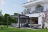 biohort pergola donkergrijs - zilver metallic