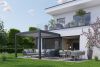 biohort pergola donkergrijs - zilver metallic