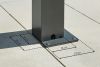 Pergola - Donkergrijs - Zilver Metallic Lamellen - 400x300 cm