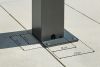Biohort aluminium Pergola donkergrijs 500x350 cm zilver metallic lamellendak