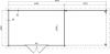 Classicline Blokhut Flevoland vuren groen geïmpregneerd 400x250 cm + overkapping 300 cm