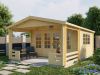 blokhut Ipswich - bruin geimpregneerd tuinhuis