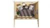 Tuindeco James Blokhut 400x280 cm 44 mm vuren grijs geïmpregneerd