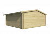 Tuindeco Leipzig Blokhut 6 500x400 cm 34 mm vuren red class wood geïmpregneerd
