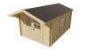 Tuindeco Pamplona Blokhut 300x400 cm 34 mm vuren red class wood geïmpregneerd