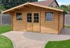 Tuindeco Parijs Blokhut 500x380 cm 44 mm vuren bruin geïmpregneerd