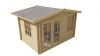 Tuindeco Philip Blokhut 350x250 cm 40 mm vuren red class wood geïmpregneerd
