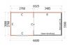 Buitenverblijf Casa 660x330 plattegrond