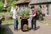 Barbecue Camarada Base Black top Corten - incl. houtopslag - Ø70 cm