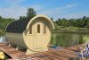 Camping Barrel 3.3 - 215x330 cm -  incl. dakshingles - thermisch gemodificeerd hout