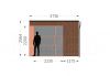 Trendhout Buitenverblijf Capri 720x375 - Plat dak model links