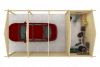 Carport Ever 219+551x430 cm - Groen geïmpregneerd