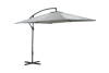 Garden Impressions Corfu parasol - 250x250 cm - carbon black - light grey