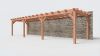 Bouwpakket aanbouwveranda 1121,5x326 cm fijnbezaagd Douglas