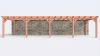 Bouwpakket aanbouwveranda 1219x326 cm fijnbezaagd Douglas