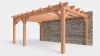 Bouwpakket aanbouwveranda 588,5x390,5 cm links fijnbezaagd Douglas
