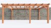 Bouwpakket aanbouwveranda 648,5x390,5 cm rechts fijnbezaagd Douglas