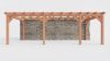 Bouwpakket aanbouwveranda 815x390,5 cm rechts fijnbezaagd Douglas
