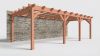 Bouwpakket aanbouwveranda 822x390,5 cm links fijnbezaagd Douglas