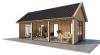 Trendhout Zadeldak De Delle 415x380 cm eiken